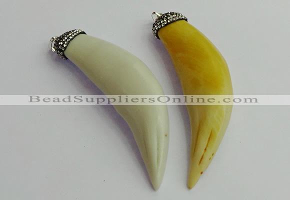 CGP391 20*85mm - 25*80mm horn bone pendants wholesale