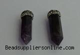 CGP412 12*45mm - 15*50mm sticks amethyst pendants wholesale