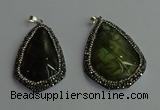 CGP415 35*45mm - 40*55mm freeform labradorite pendants wholesale