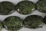 CGR28 15.5 inches 18*25mm oval green rain forest stone beads