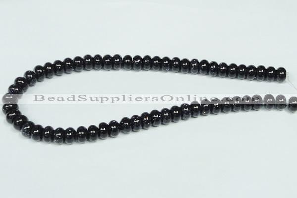 CGS113 15.5 inches 6*10mm rondelle blue goldstone beads wholesale