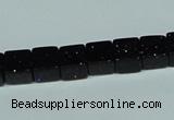 CGS118 15.5 inches 8*8mm cube blue goldstone beads wholesale