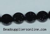 CGS124 15.5 inches 4*12mm coin blue goldstone beads wholesale