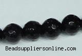 CGS139 15.5 inches 14mm faceted round blue goldstone beads wholesale