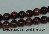 CGS202 15.5 inches 8mm round blue & brown goldstone beads wholesale