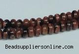 CGS206 15.5 inches 4*6mm rondelle blue & brown goldstone beads wholesale