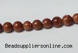 CGS50 15.5 inches 6mm round goldstone beads wholesale