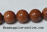 CGS53 15.5 inches 14mm round goldstone beads wholesale