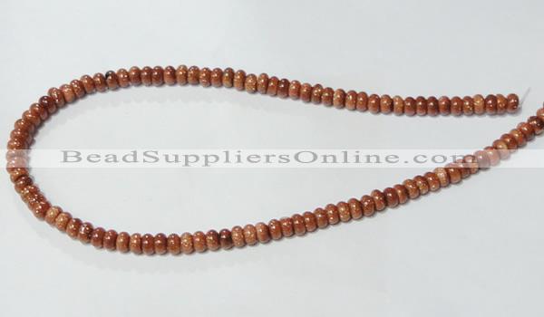 CGS62 15.5 inches 4*6mm rondelle goldstone beads wholesale