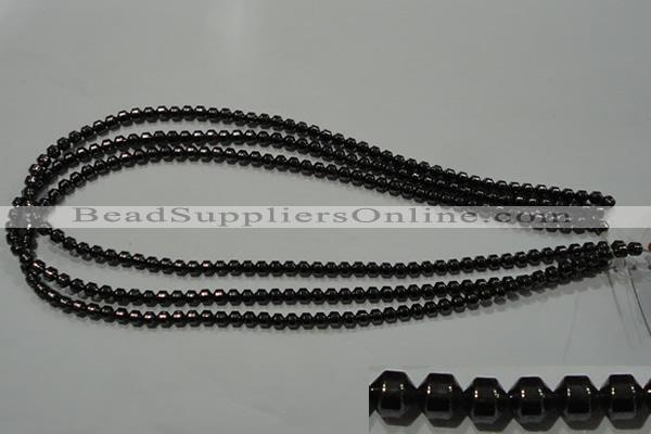 CHE130 15.5 inches 4*4mm hematite beads wholesale