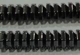 CHE134 15.5 inches 3*6mm pyramid hematite beads wholesale