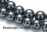 CHE19 16 inches 10mm & 12mm round hematite beads Wholesale