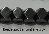 CHE223 15.5 inches 8*8mm faceted cube hematite beads wholesale