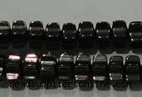 CHE234 15.5 inches 4*7mm star hematite beads wholesale