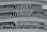 CHE565 15.5 inches 1*2*2mm square plated hematite beads wholesale