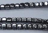 CHE818 15.5 inches 4*4mm dice hematite beads wholesale