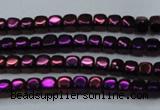 CHE853 15.5 inches 2*2mm dice platedhematite beads wholesale