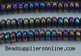 CHE969 15.5 inches 2*4mm rondelle plated hematite beads wholesale