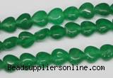 CHG04 15.5 inches 8*8mm heart dyed white jade beads wholesale