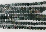 CHG113 15.5 inches 6mm flat heart Indian bloodstone beads wholesale