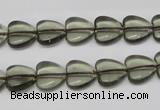 CHG18 15.5 inches 10*10mm heart synthetic smoky quartz beads wholesale