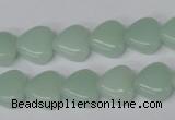 CHG30 15.5 inches 12*12mm heart amazonite gemstone beads wholesale