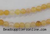 CHJ01 15.5 inches 4mm round honey jade stone beads wholesale