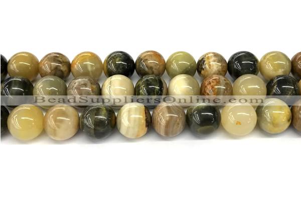 CHJ105 15 inches 14mm round honeybee jasper beads