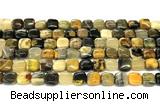 CHJ115 15 inches 8mm square honeybee jasper beads