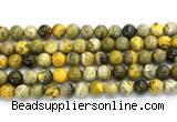 CHJ122 15.5 inches 10mm round honeybee jasper gemstone beads