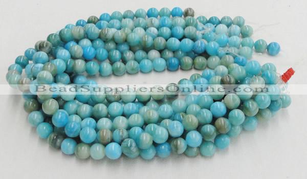 CHM02 16 inches 12mm round blue hemimorphite beads wholesale