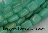 CHM09 16 inches 10*14mm rectangle green hemimorphite beads wholesale