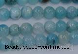 CHM201 15.5 inches 6mm round blue hemimorphite beads wholesale