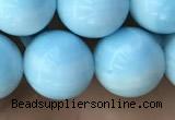 CHM304 15.5 inches 12mm round blue hemimorphite gemstone beads