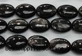 CHS71 15.5 inches 10*14mm oval natural hypersthene beads