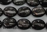 CHS72 15.5 inches 12*16mm oval natural hypersthene beads