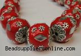 CIB101 17mm round fashion Indonesia jewelry beads wholesale