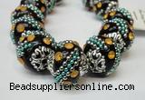 CIB180 18mm round fashion Indonesia jewelry beads wholesale