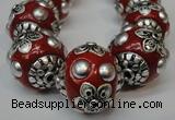 CIB221 18mm round fashion Indonesia jewelry beads wholesale