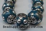 CIB224 18mm round fashion Indonesia jewelry beads wholesale