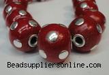 CIB240 18mm round fashion Indonesia jewelry beads wholesale