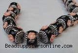 CIB263 17*18mm drum fashion Indonesia jewelry beads wholesale