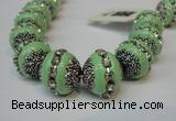 CIB271 14*16mm rondelle fashion Indonesia jewelry beads wholesale