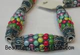 CIB28 17*60mm rice fashion Indonesia jewelry beads wholesale