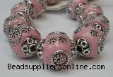 CIB280 16*16mm rondelle fashion Indonesia jewelry beads wholesale