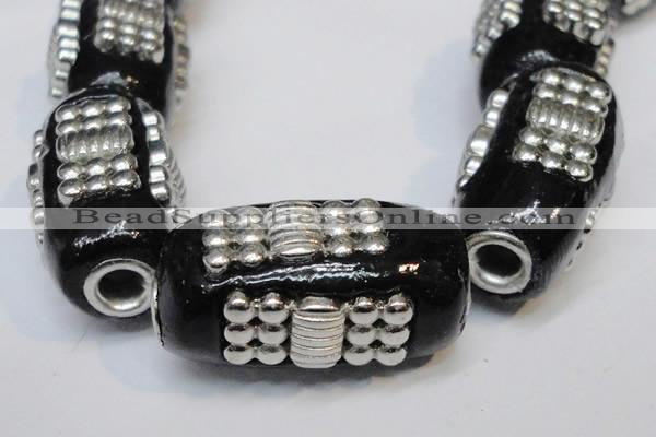 CIB330 16*28mm drum fashion Indonesia jewelry beads wholesale