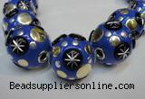 CIB365 23mm round fashion Indonesia jewelry beads wholesale