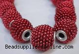 CIB391 15mm round fashion Indonesia jewelry beads wholesale