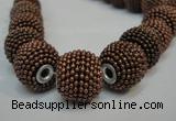 CIB402 17mm round fashion Indonesia jewelry beads wholesale