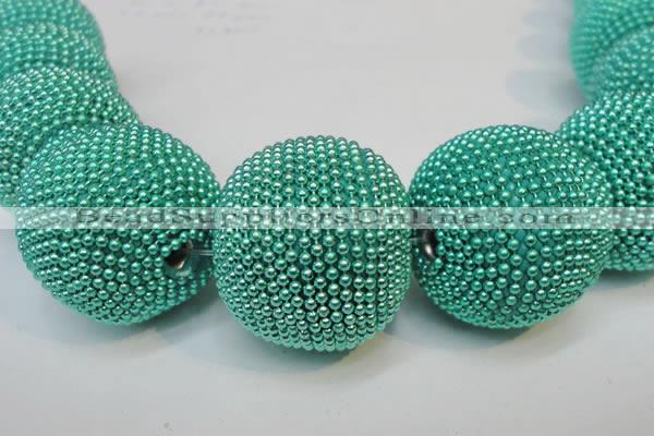 CIB419 30mm round fashion Indonesia jewelry beads wholesale